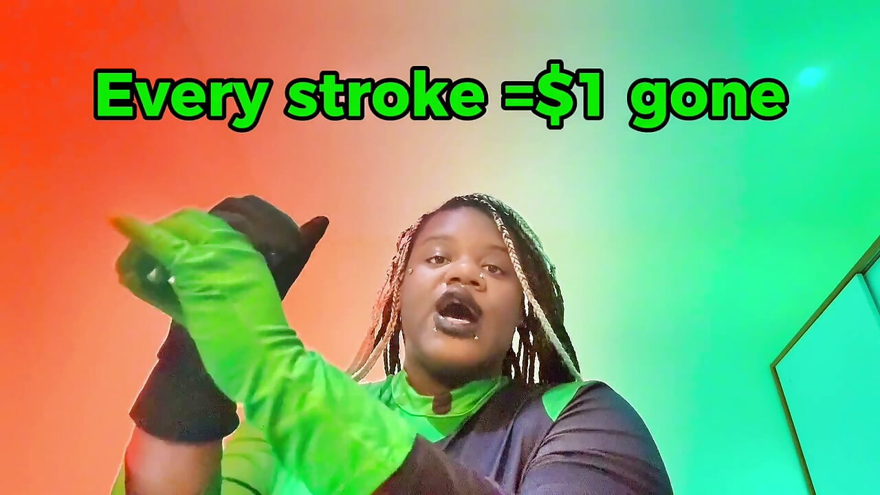 Ebony Shego Drains Your Balls and Your Wallet