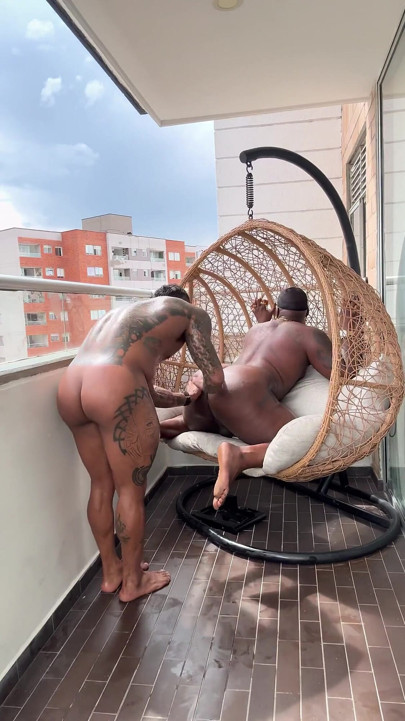 Colombiansk Kroppsbygger Flip Knulle Med Stor Svart Kuk Amerikansk Zaddy