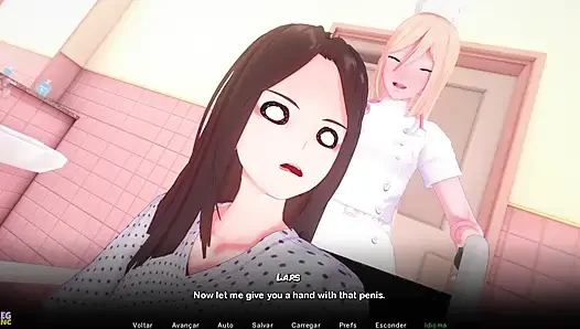 Twisted world remake 23 - ateşli hemşire elle muameleyle boşalmama yardım ediyor - eroticgamesnc