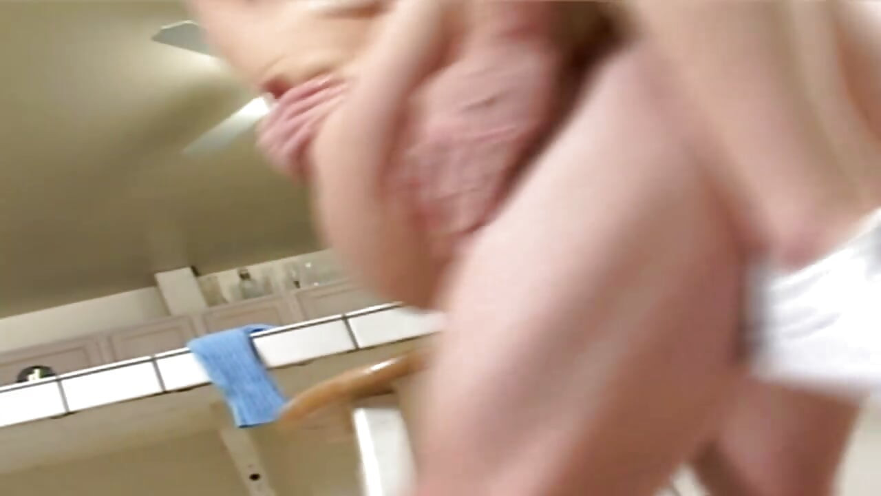 Neighbor asks for a tennis racket and he holds his cock in her face
