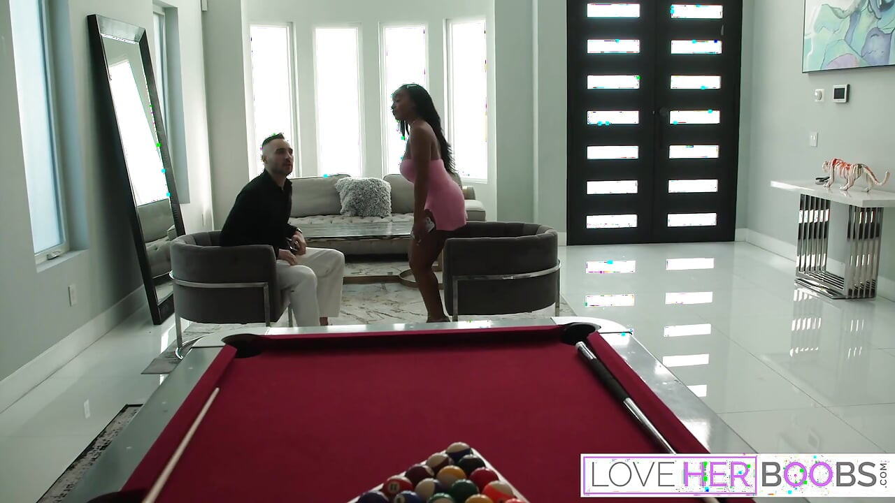 Busty And Ebony Babe Lily Starfire Rides Hard Cock