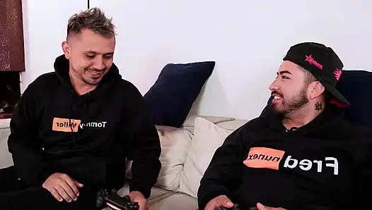 Rule 34 I fulfill my fantasy of fucking in the neighborhood with two ver...