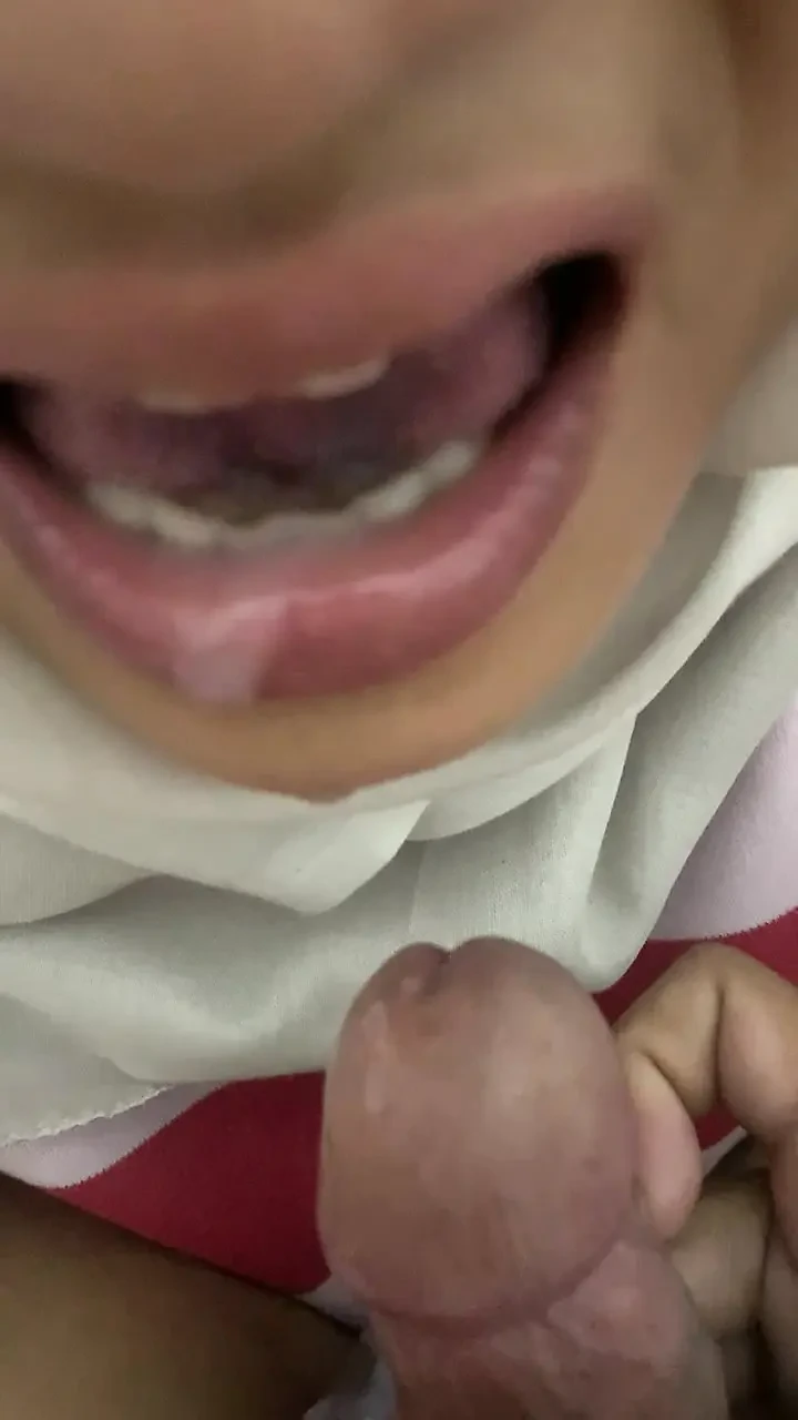 In The Mouth Of A Beautiful Hijab Girl
