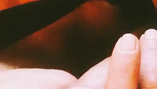 just playing with his cock