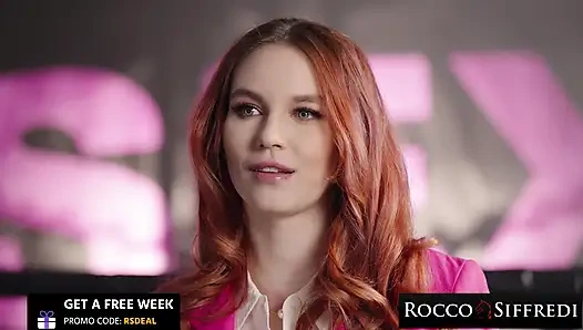 ROCCO SIFFREDI - Hot Redhead Takes Hardcore Anal - Leya Desantis