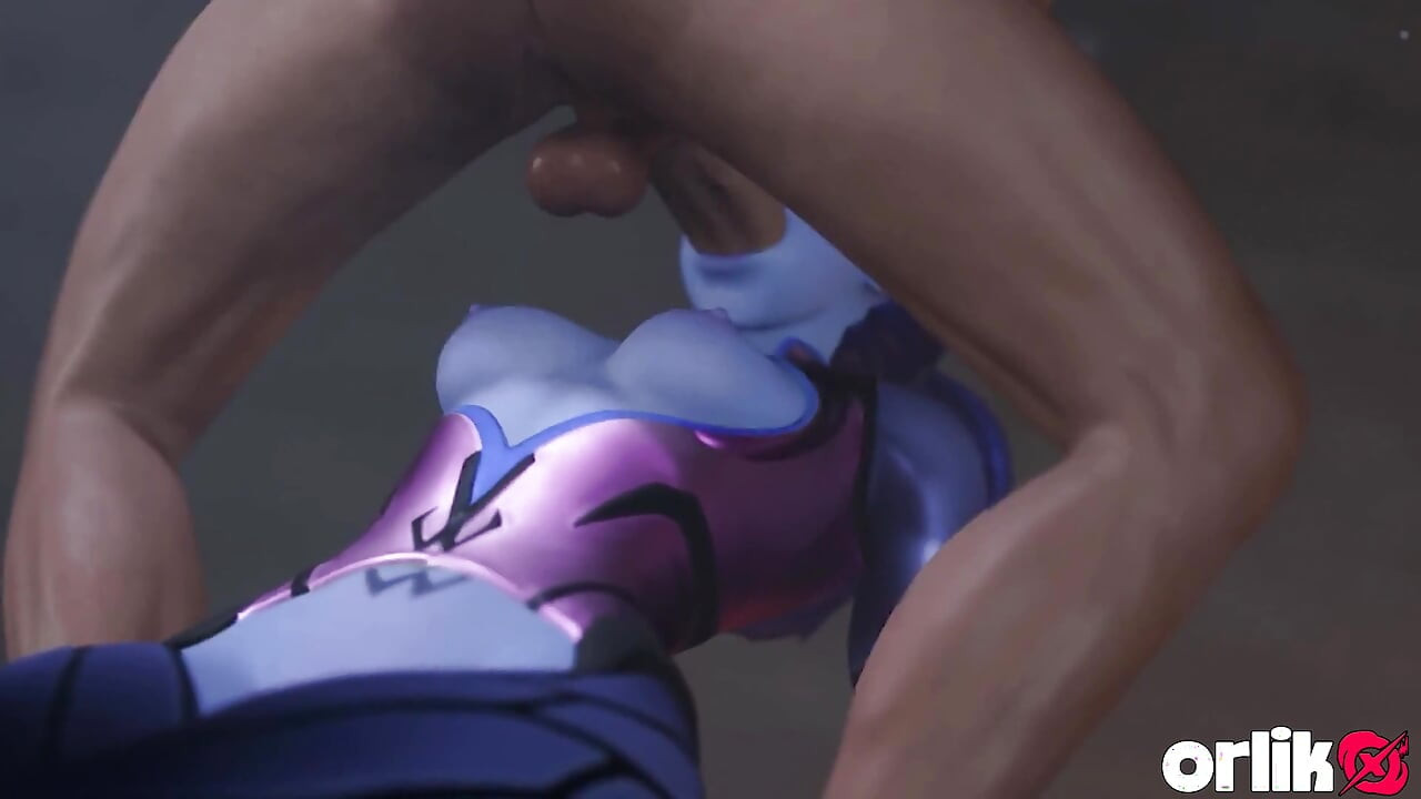 Viúva trabalha pela primeira vez como secretária fodendo com seu chefe 3D Overwatch porn