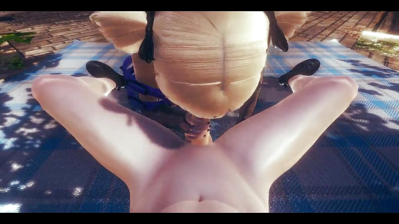 Genshin impact Hentai - pov Fischl pompino e sborrata in faccia - manga anime gioco giapponese porno