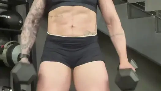 Strong muscle GILF will dominate you