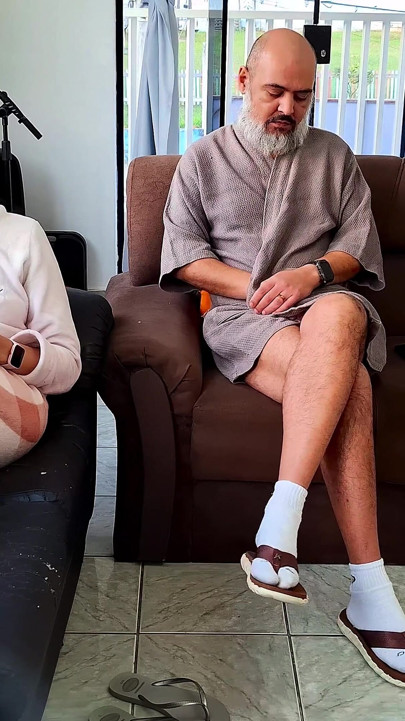 My Stepfather Was Jerking off, so I Helped Him Out and Swallowed It All.