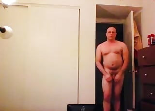 Ekkel gris DILF Rumpe til munn dildo med rumpekrem!