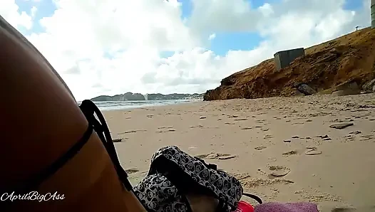 Drinking Pee in Beach and Street