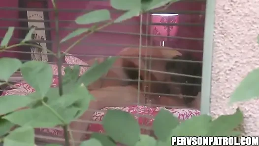 Pervs on Patrol - Halie James and Aimee Addison Cheat on Their Bfs with Each Other