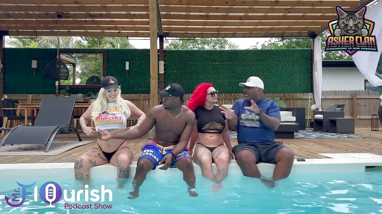 Mrflourish Podcast with Guest Roxi Keogh, Gigi Patsy and Datjguy in Florida