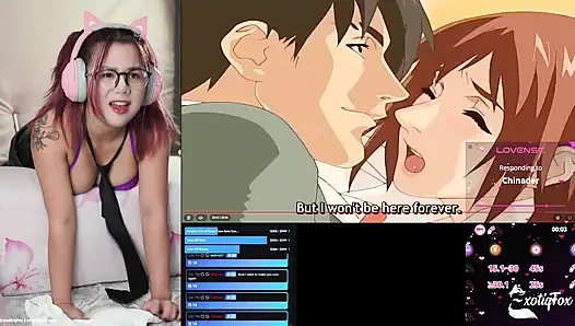 Aku lagi asik nonton bokep hentai klasik sambil mengerang keenakan sambil dientot sama mesin seksku