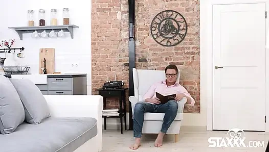 Teenager treats him to some anal fun