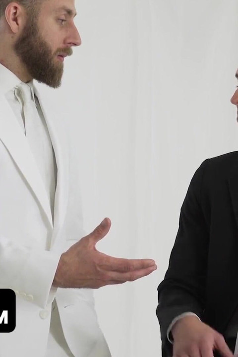 Missionary boy Elder Bar experiences President Lewis's love for a first time and fills his mouth