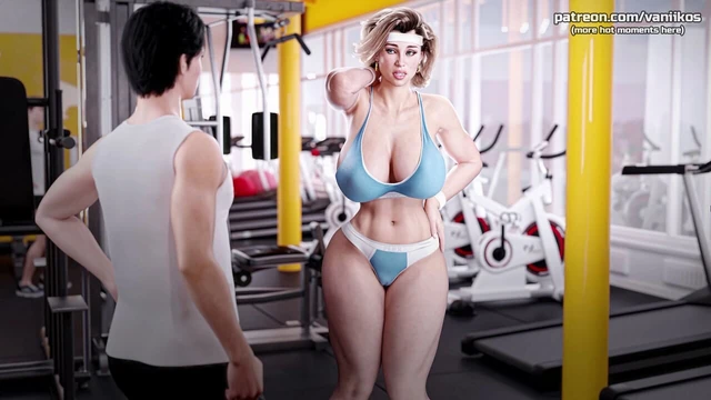 Busty MILF Stepmom With A Big Ass Twerks For Stepson In Public Gym - Apocalust v0.09 - Taboo Hentai Game - #20