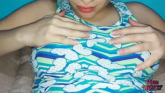 Desi My Stepmom Lets Me Touch Her Big Pregnant Boobs