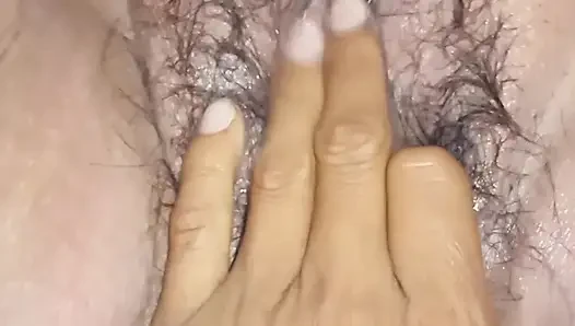 Momen terbaik dari vagina istri saya yang gemuk dan berbulu