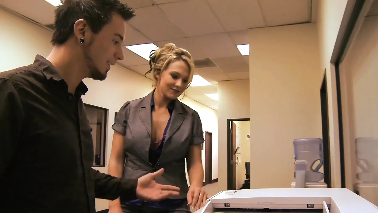 Big natural tits amazingly beautiful MILF boss fucks the big dick assistant in workplace to take cum