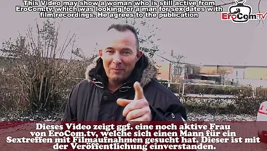 Sokaktan sevişen doğal göğüslü şişman Alman ev hanımı