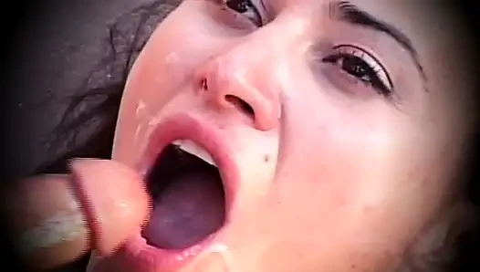 Girl with Hairy Pussy Fucked by Three Big Cocks in the Pool