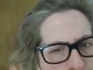 Sexy girl with Glasses Blowjob