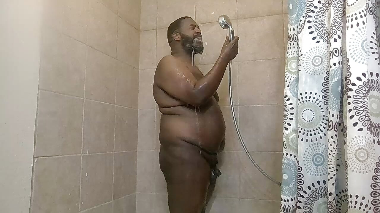 Mid-day Shower lathered up