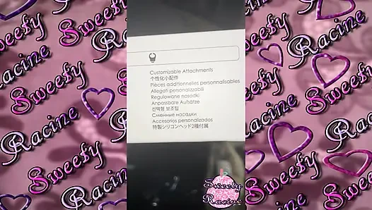 Ebenholz SSBBW befriedigt dunkle muschi mit kitzler-vibe