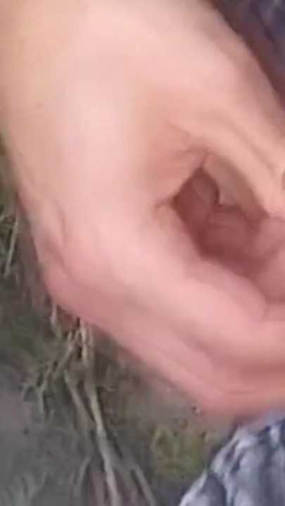 Jon Arteen gay twink's soft strokes risky outdoor, caught or not | Clip 1