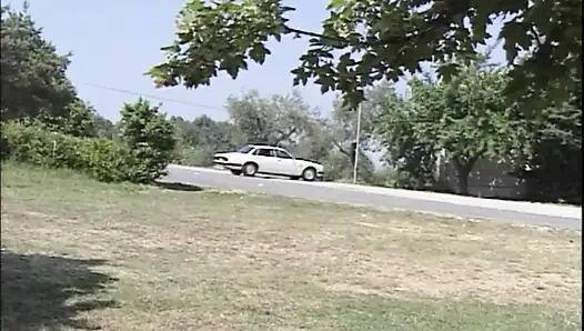 Red hair girl threesome vintage cock sucking pussy fucking