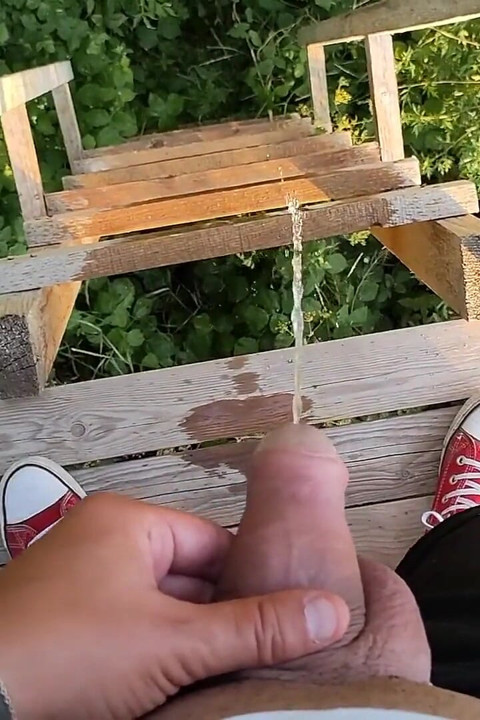 Marking My Territory with Piss - Pee on Stairs