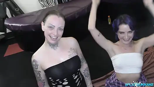 Самая лучшая буккаке-сессия с великолепной Annabel Lee