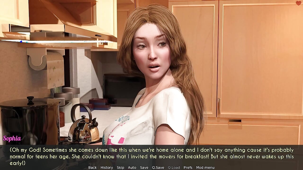 Awam - a Wife and a Stepmother - Sophia Invites Three Movers Into Her House While Half Naked - Part 2