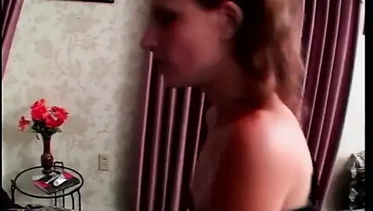 Mistress Lena Ramon and her affiliate use rope and clothespins to tame the giant black snake of Mr. Eighteen