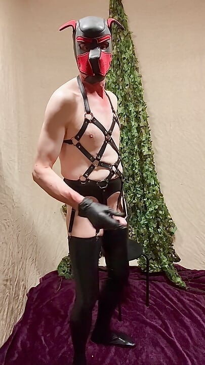 Mature Man Has Big Erection And Tight Balls