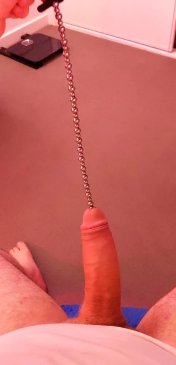 Flexible Steel Bead Sounding Rod in my 8" Cock