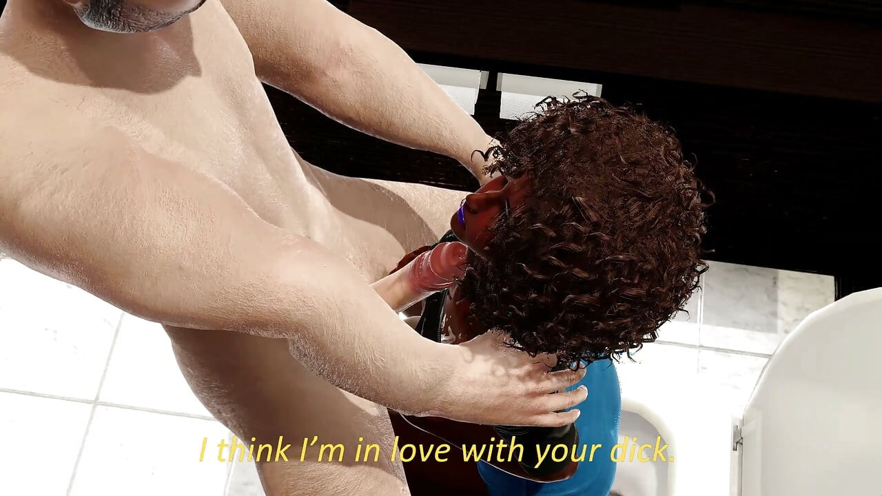 bibi gives sam a lovely handjob