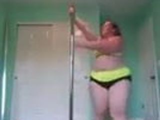 Bbw stripper pole dance