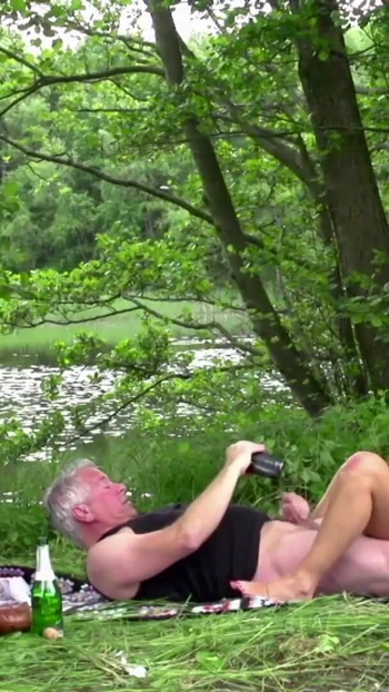 Key moment from "Mandy Mystery, picnic fuck outdoors"