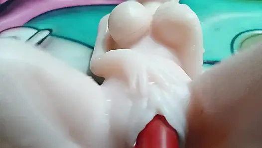 Реалистичная силиконовая секс-кукла в видео от первого лица #10 хардкорное соло - гипер реальная кукла, фантазия Gonzo