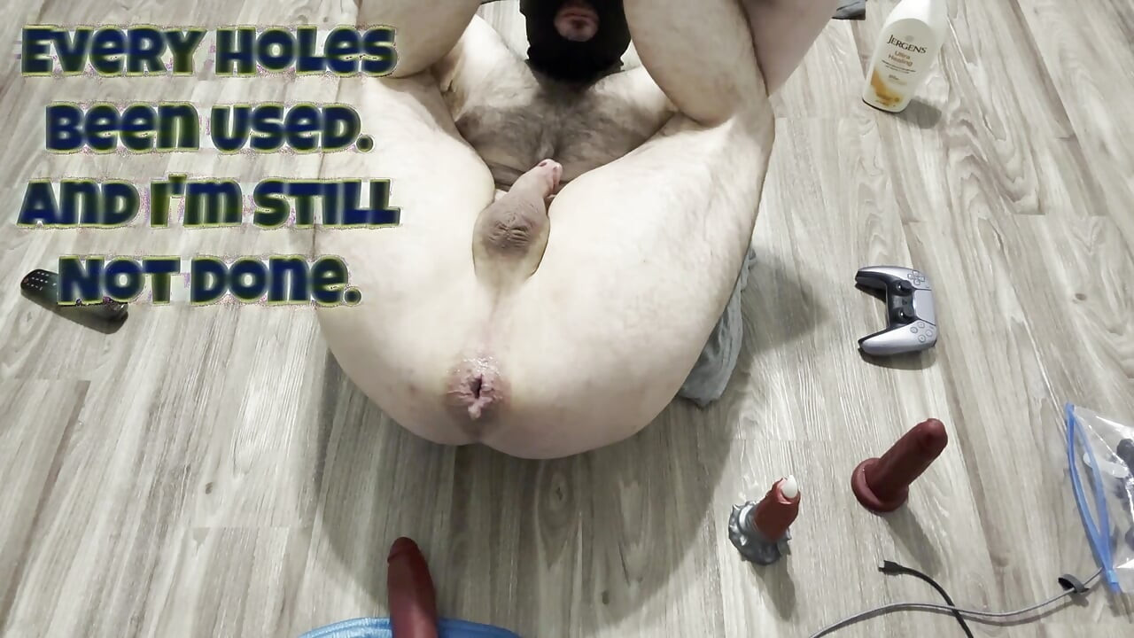 12 Minutes. Gagged, Fucked, Leaking, and Covered in Cum.mp4