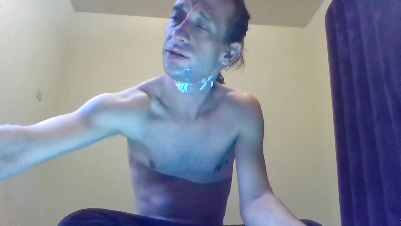 Transgirl Shaving Her Face