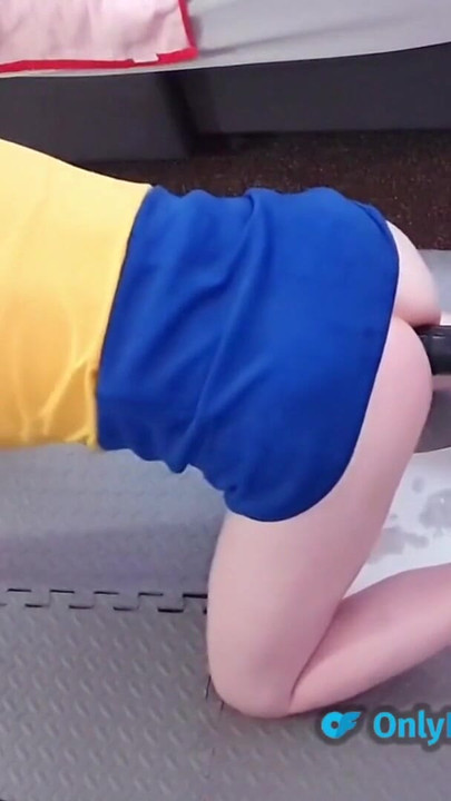 Captivating moment from "Essex Girl Lisa huge anal dildos on the fucking machine"