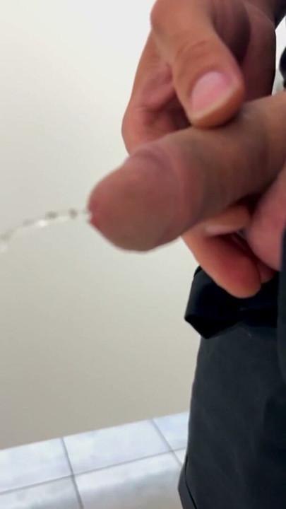 Teen boy piss slow motion pov closeup big dick masturbate gay daddy | Clip 1