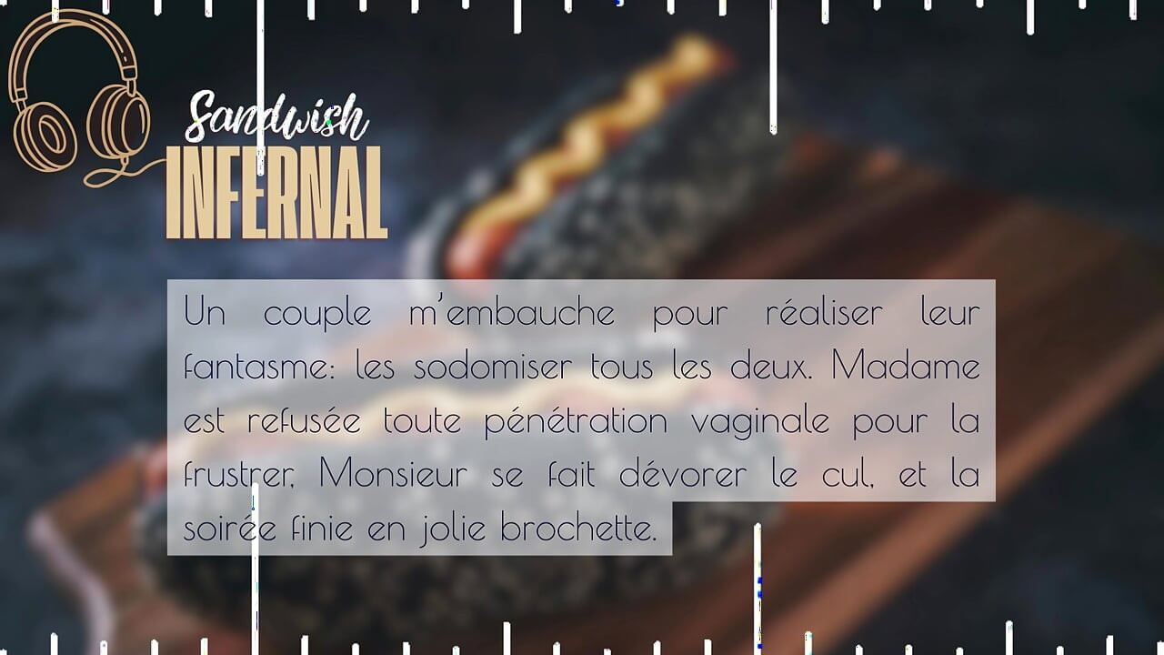 J'Encule Un Mari Et Sa Femme - قصة صوتية فرنسية Swinger ربط شرجي