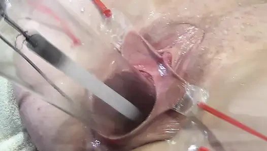 10 Vagina Tersebar Jauh Fucking Dengan Lampu 1000 Watt