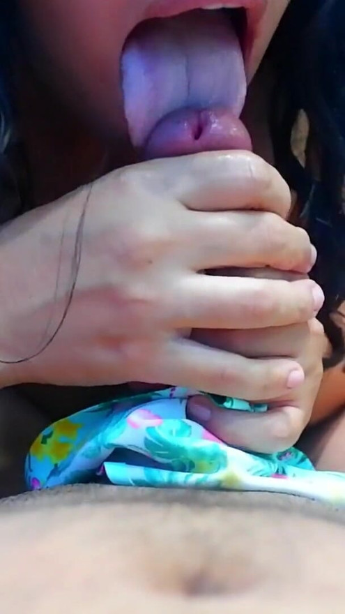 giving you a good wank with my panties full of my scent from all day. | Clip 1