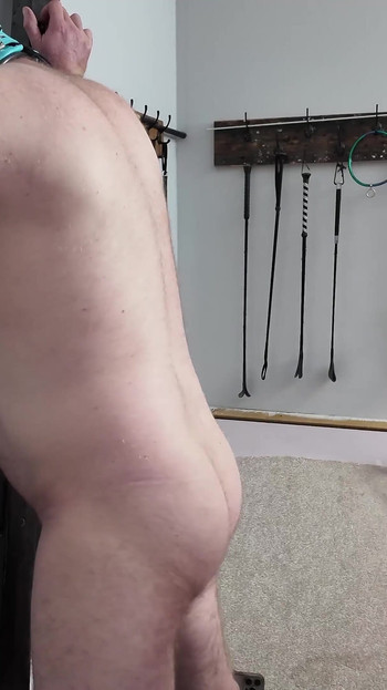 Latex Bubble Gets Flogged and Cained