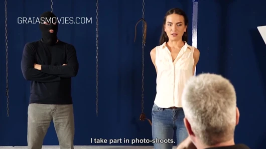 Cunt whipping for young model